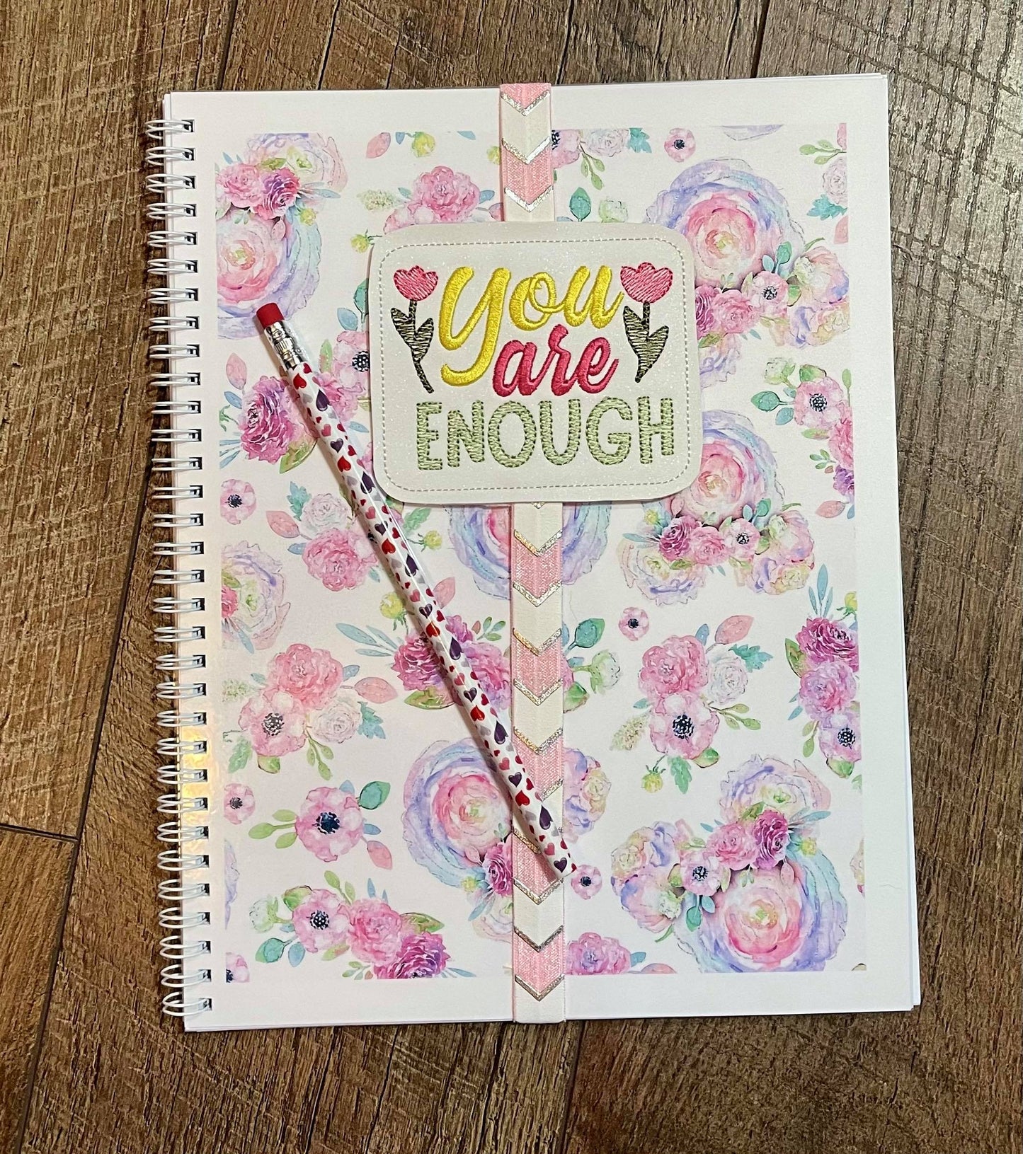 You Are Enough Book Band - Embroidery Design, Digital File