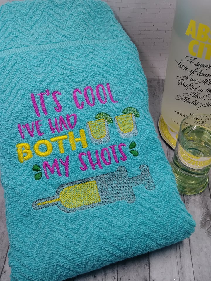 Both Shots - 4 sizes- Digital Embroidery Design