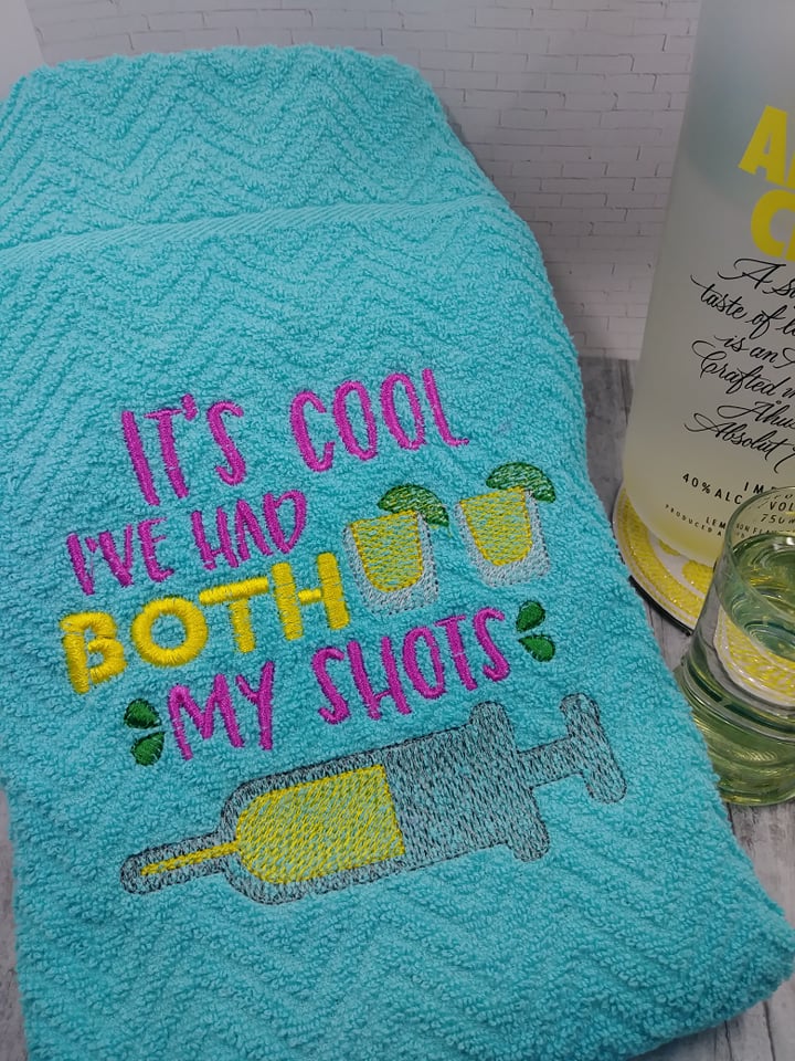 Both Shots - 4 sizes- Digital Embroidery Design
