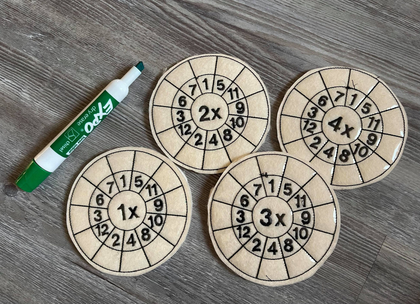 Multiplication Madness Set with zipper bag - Digital Embroidery Design