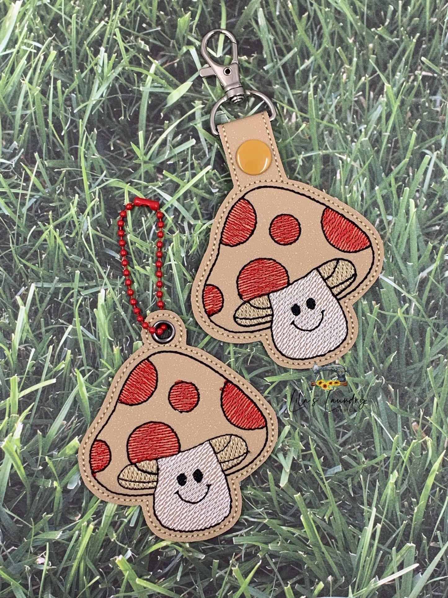 Mushroon Fobs - Digital Embroidery Design