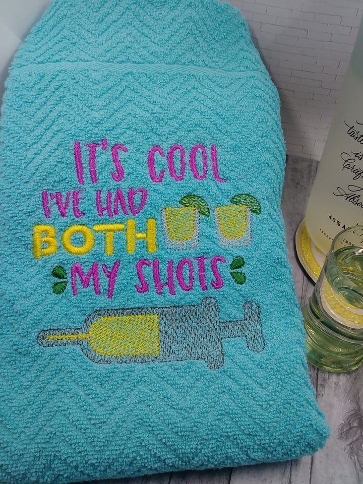 Both Shots - 4 sizes- Digital Embroidery Design