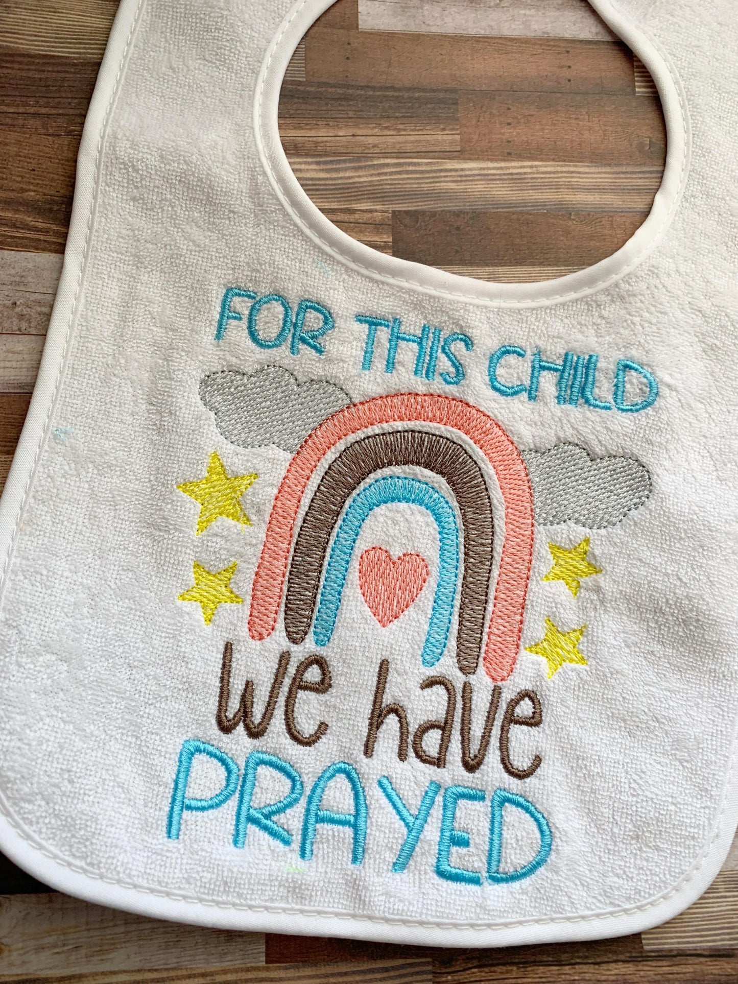 For this child we have prayed - 4 sizes- Digital Embroidery Design