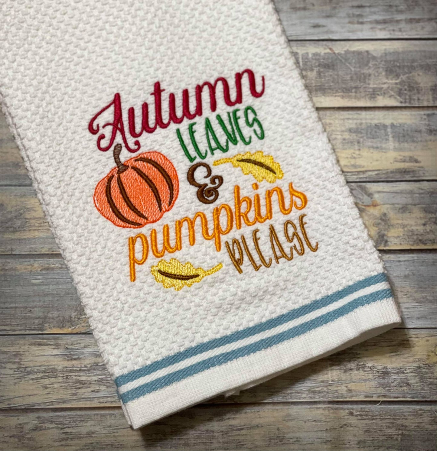Autumn Leaves - 4 sizes- Digital Embroidery Design
