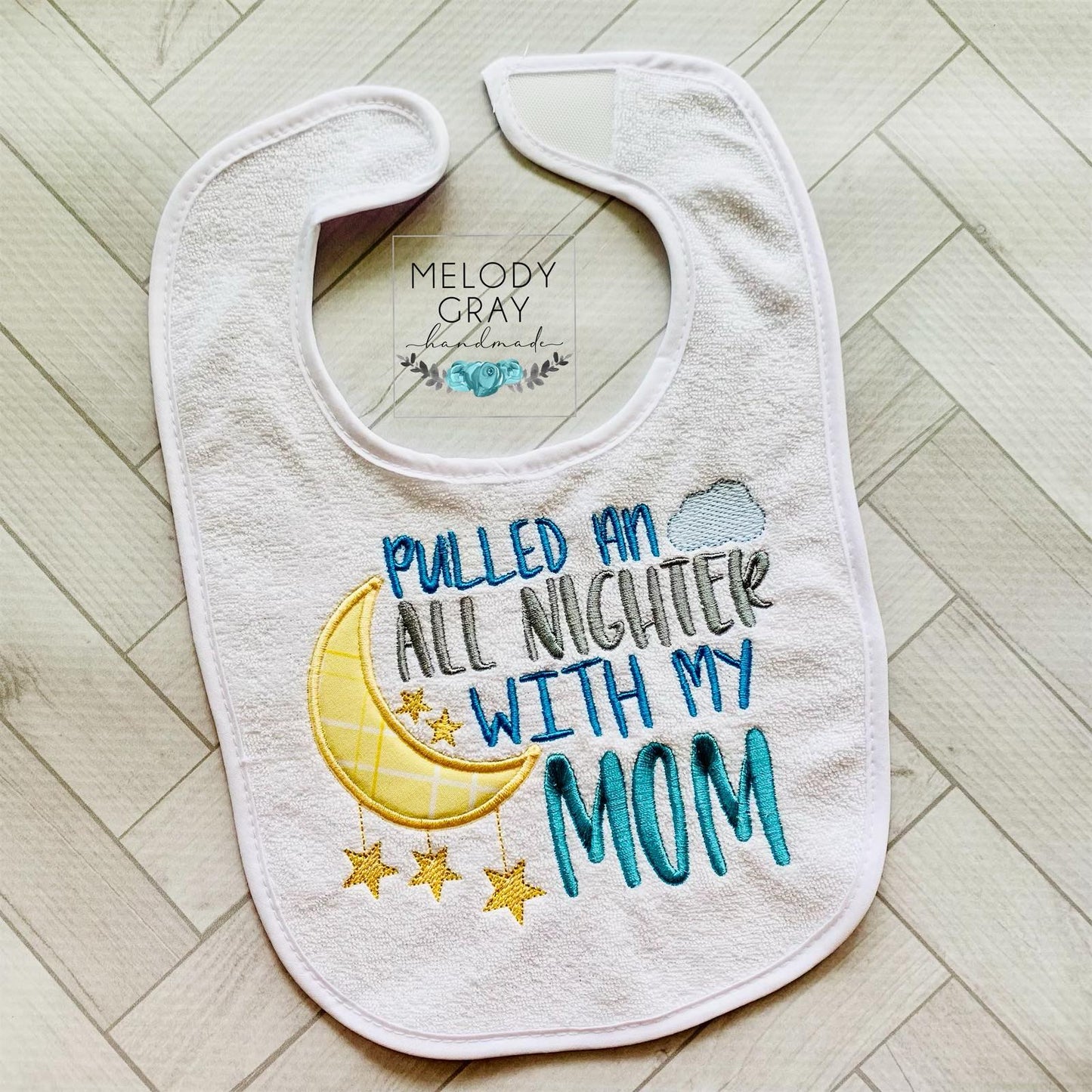 Pulled an All Nighter - 3 sizes- Digital Embroidery Design