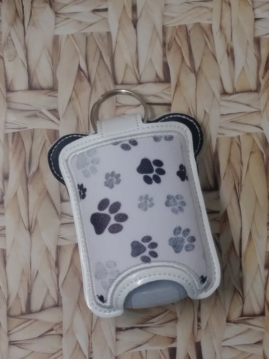 Kawaii Panda Applique Fold Over Sanitizer Holder 5x7- DIGITAL Embroidery DESIGN