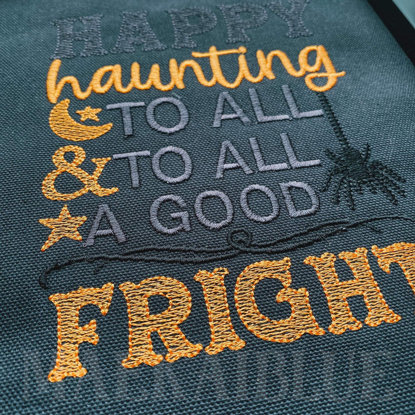 Happy Haunting - 3 sizes- Digital Embroidery Design