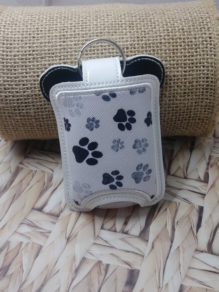 Kawaii Panda Applique Fold Over Sanitizer Holder 5x7- DIGITAL Embroidery DESIGN