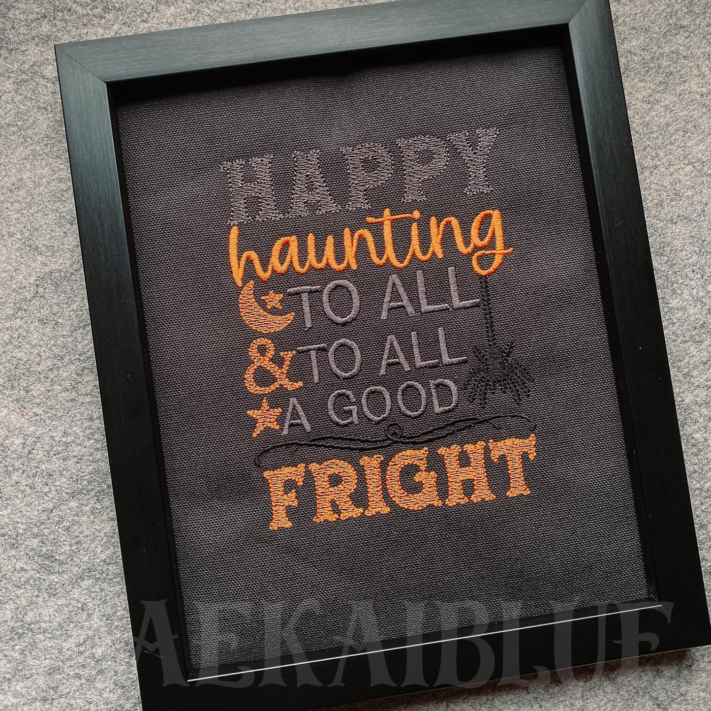 Happy Haunting - 3 sizes- Digital Embroidery Design