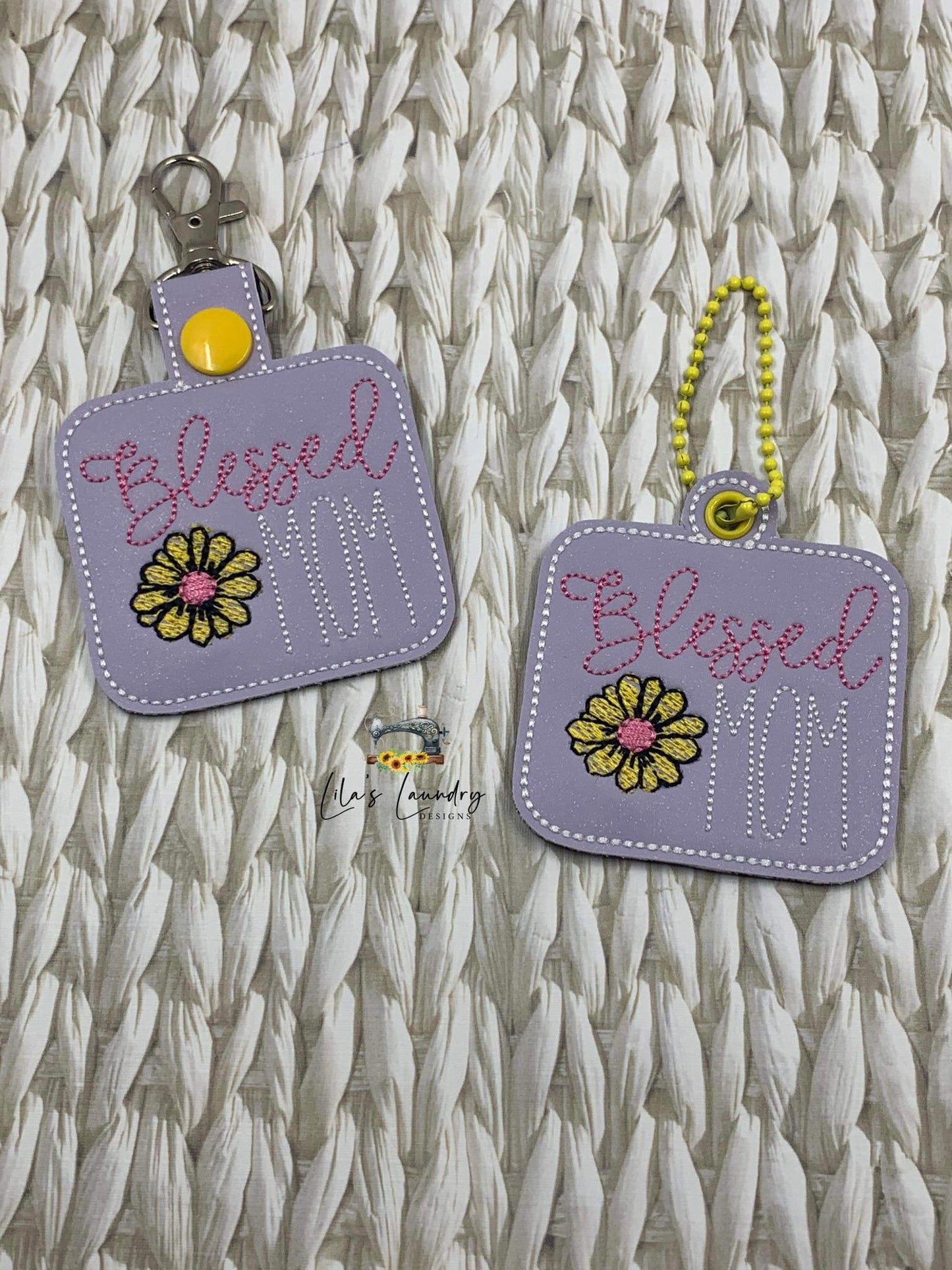 Blessed Mom Fobs - Digital Embroidery Design