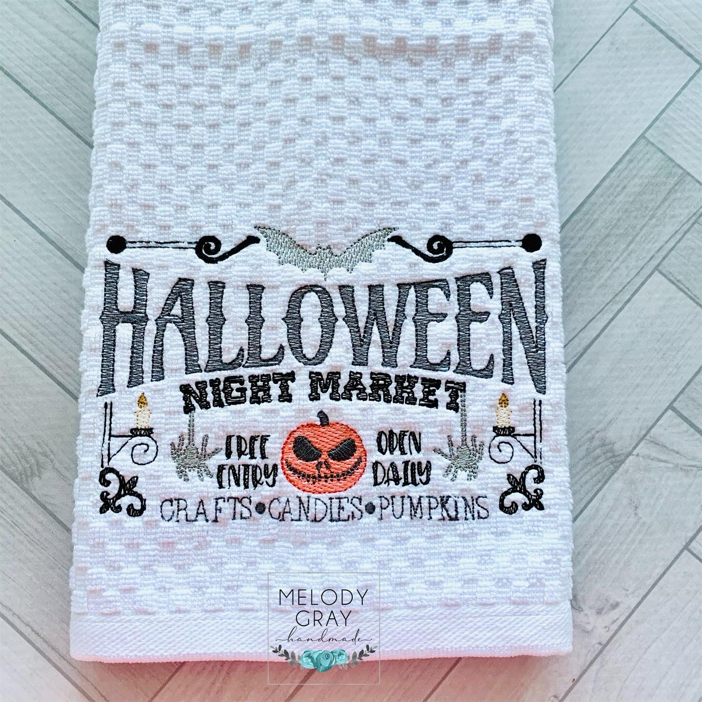 Halloween Night Market - 3 sizes- Digital Embroidery Design