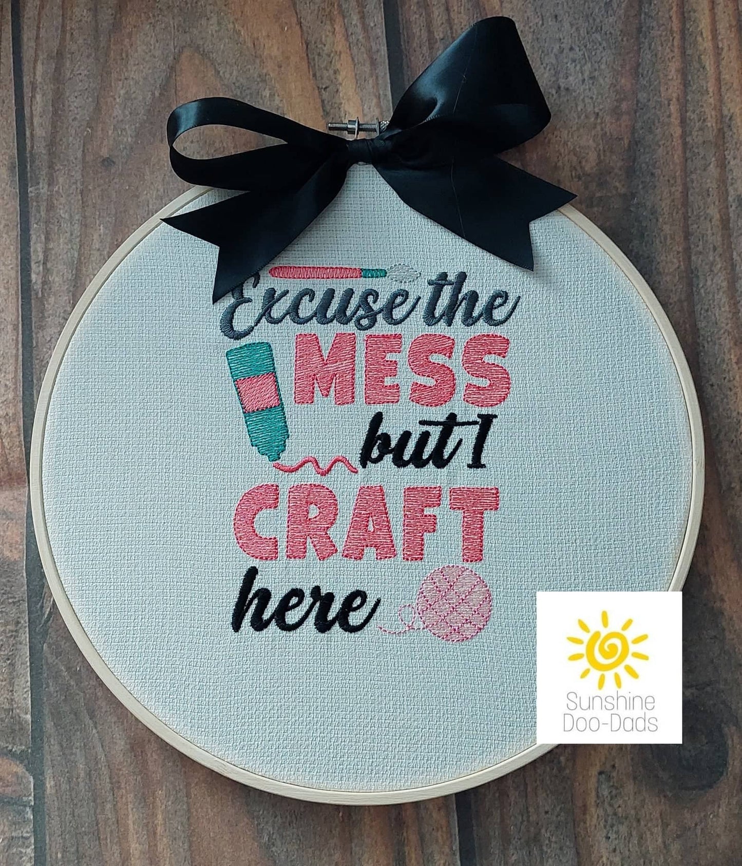 I Craft Here - 4 sizes- Digital Embroidery Design