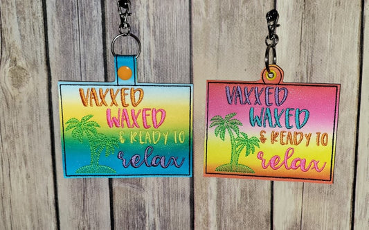 Vaxxed Waxed Vaccination Card Holders 5x7