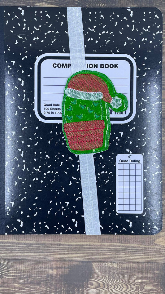 Santa Cactus Book Band - Embroidery Design, Digital File