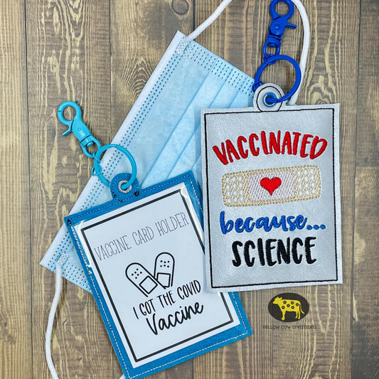 Because...Science Vaccination Card Holders 5x7