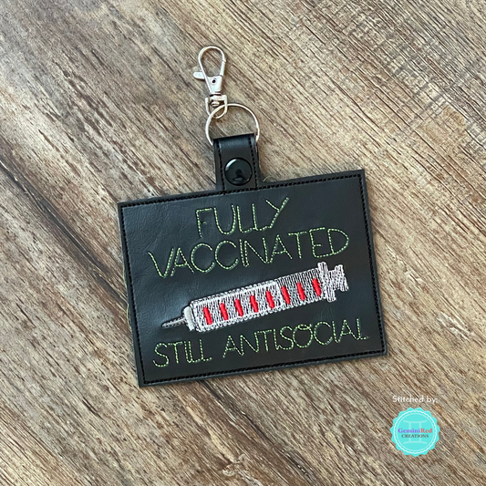 Antisocial Vaccination Card Holders 5x7