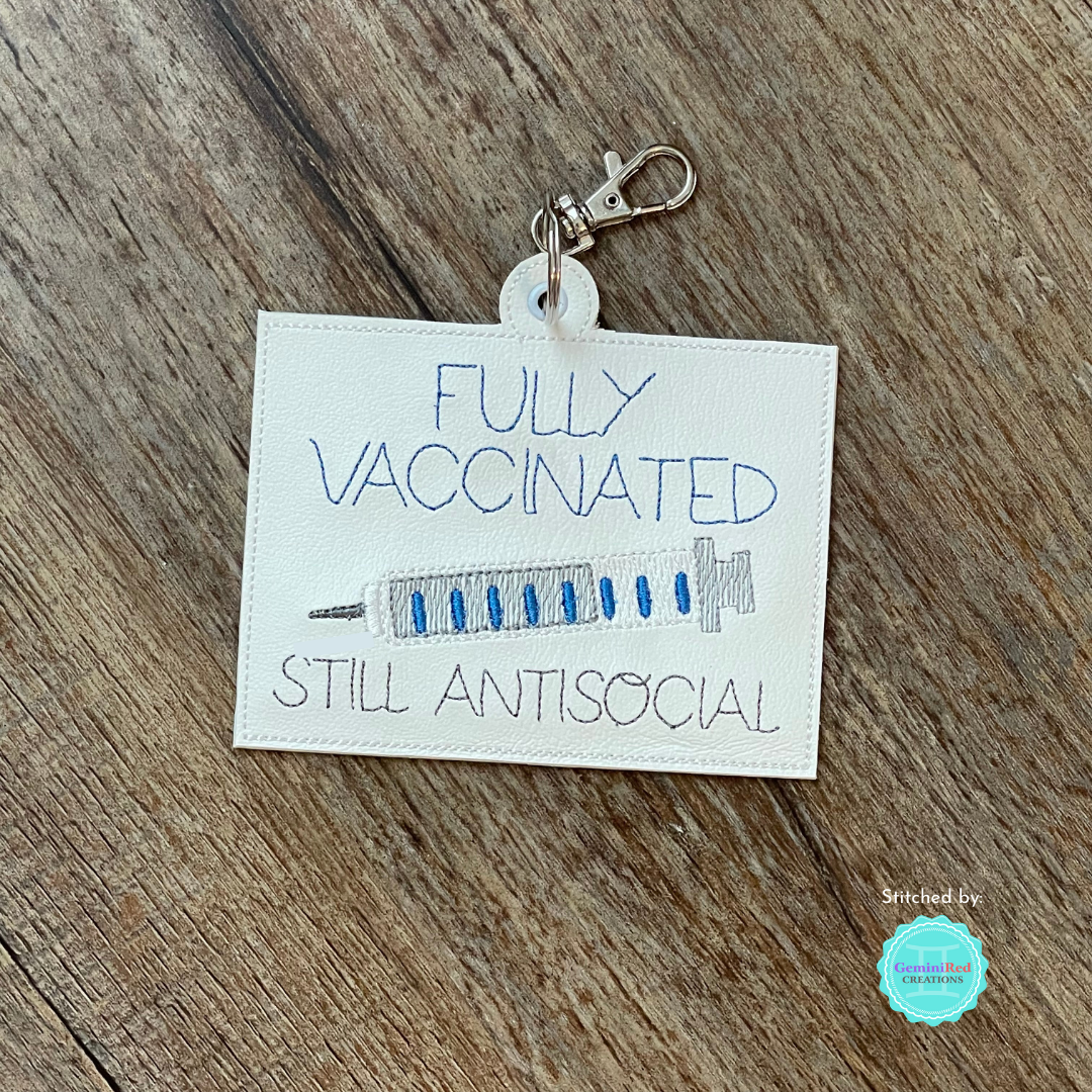 Antisocial Vaccination Card Holders 5x7
