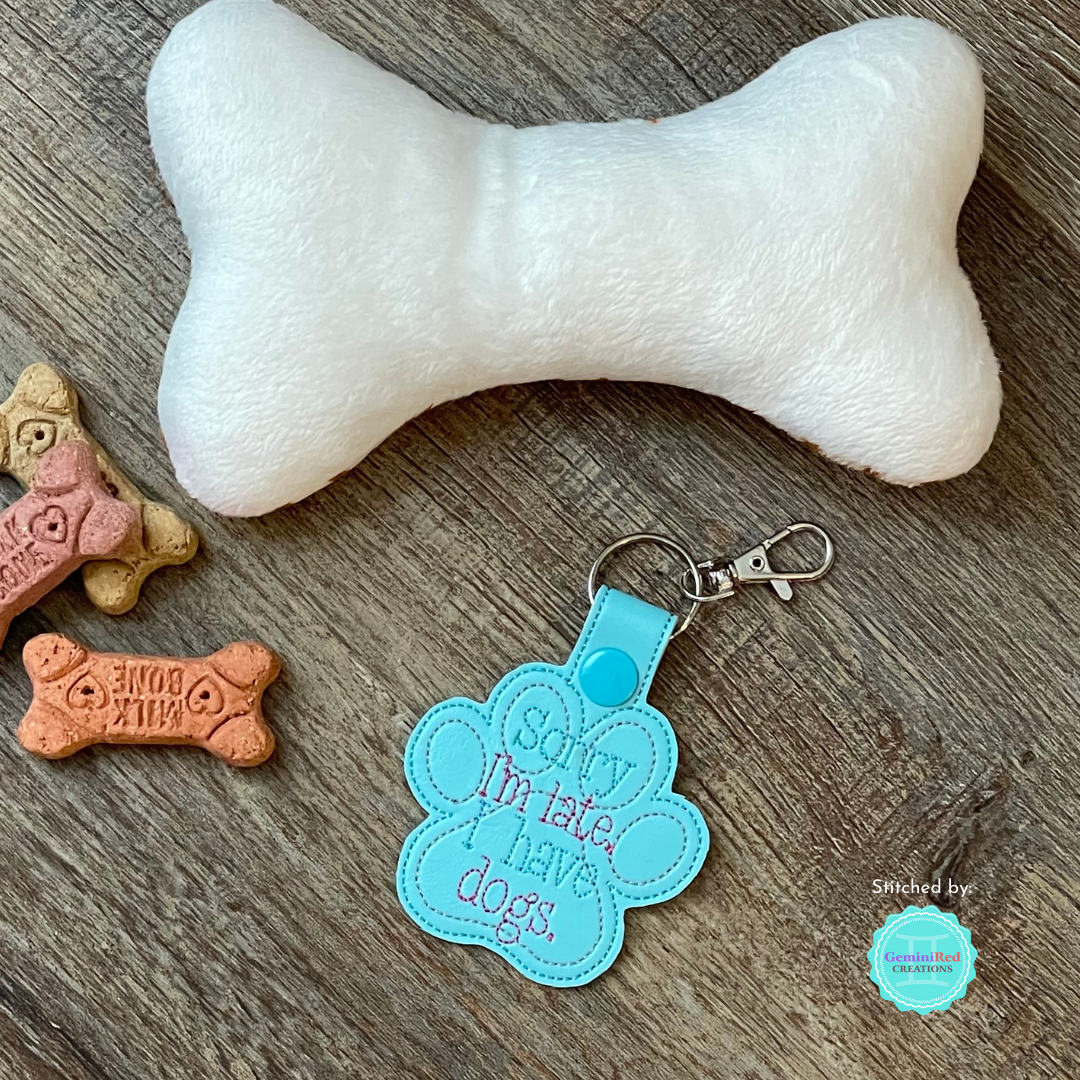 I have Dogs Fobs - DIGITAL Embroidery DESIGN
