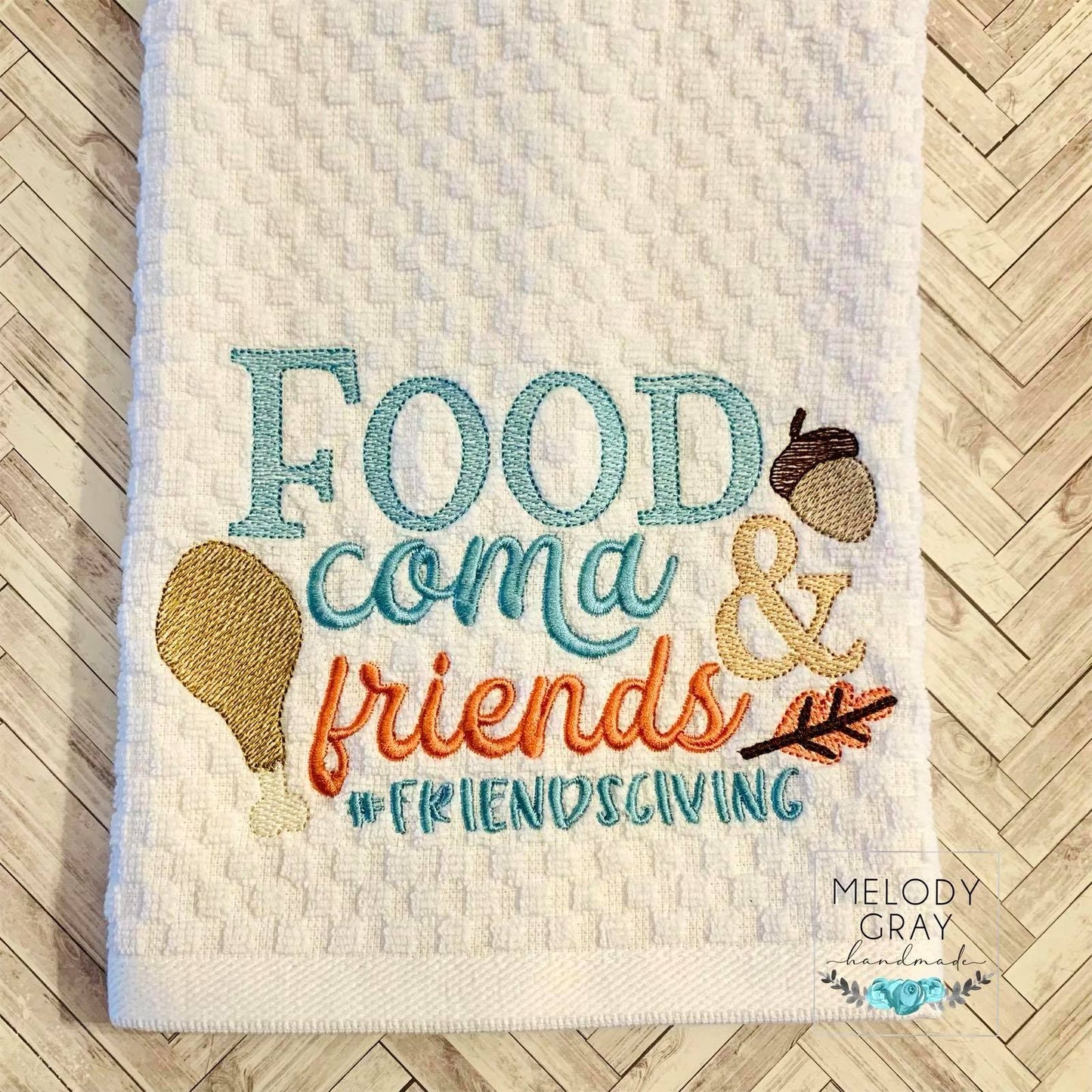 Food Coma and Friends - 3 sizes- Digital Embroidery Design