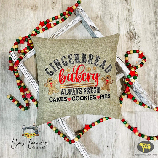Gingerbread Bakery - 2 sizes- Digital Embroidery Design
