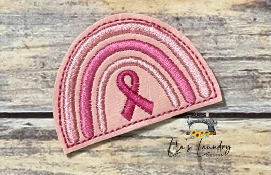 Boho Awareness Ribbon Feltie - Digital Embroidery Design