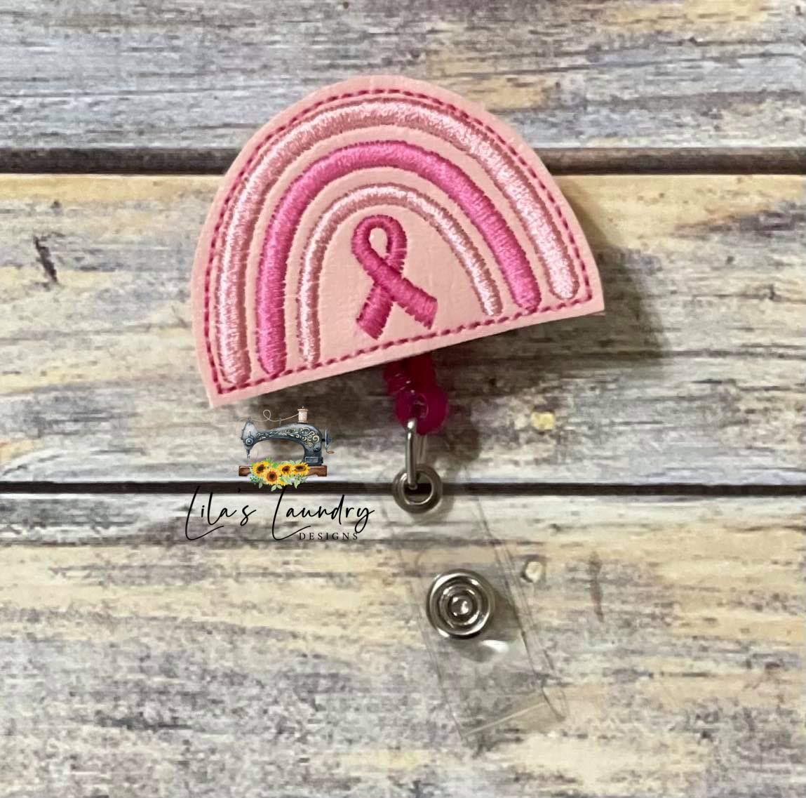 Boho Awareness Ribbon Feltie - Digital Embroidery Design