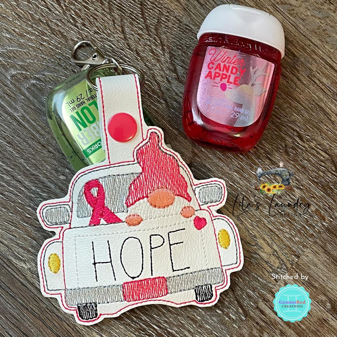 Gnome Awareness Truck Sanitizer Holder - DIGITAL Embroidery DESIGN