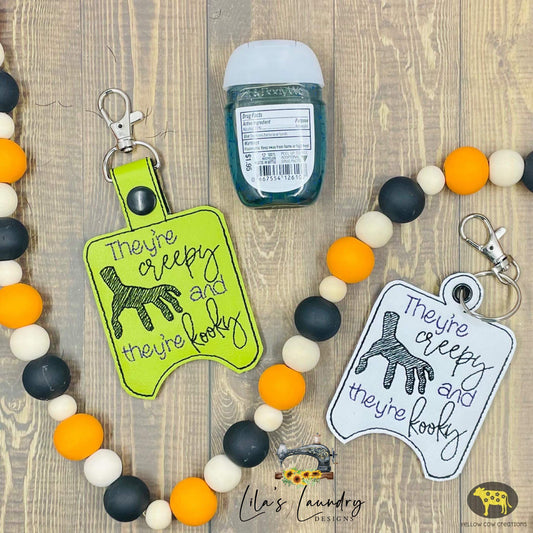 Creepy Kooky Sanitizer Holders - DIGITAL Embroidery DESIGN