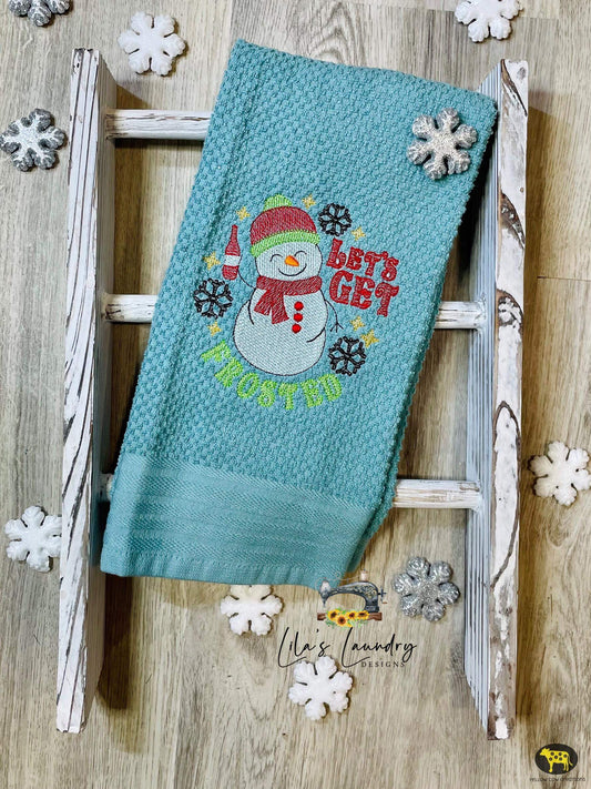 Let's Get Frosted - 4 sizes- Digital Embroidery Design