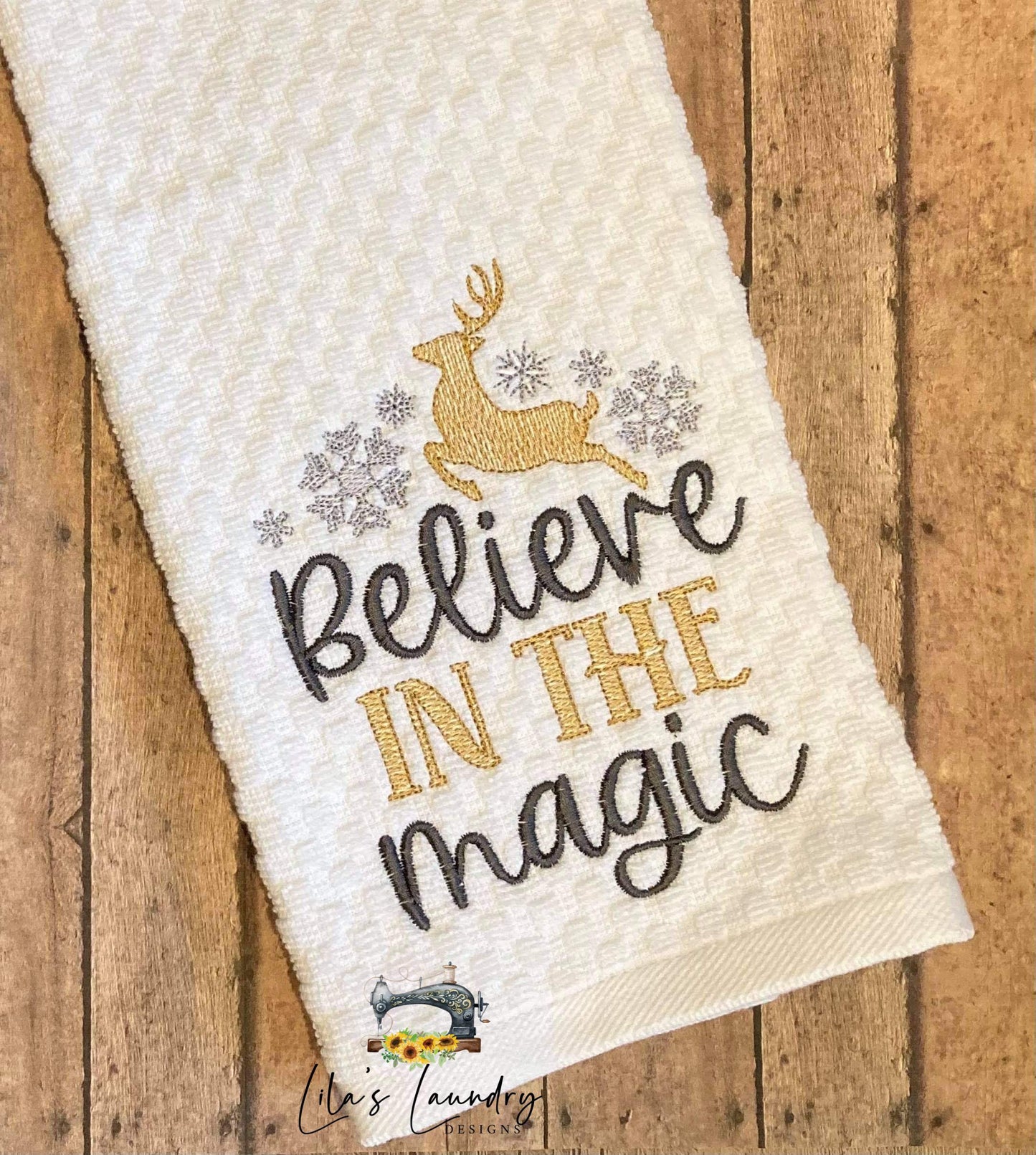Believe in the Magic - 3 sizes- Digital Embroidery Design