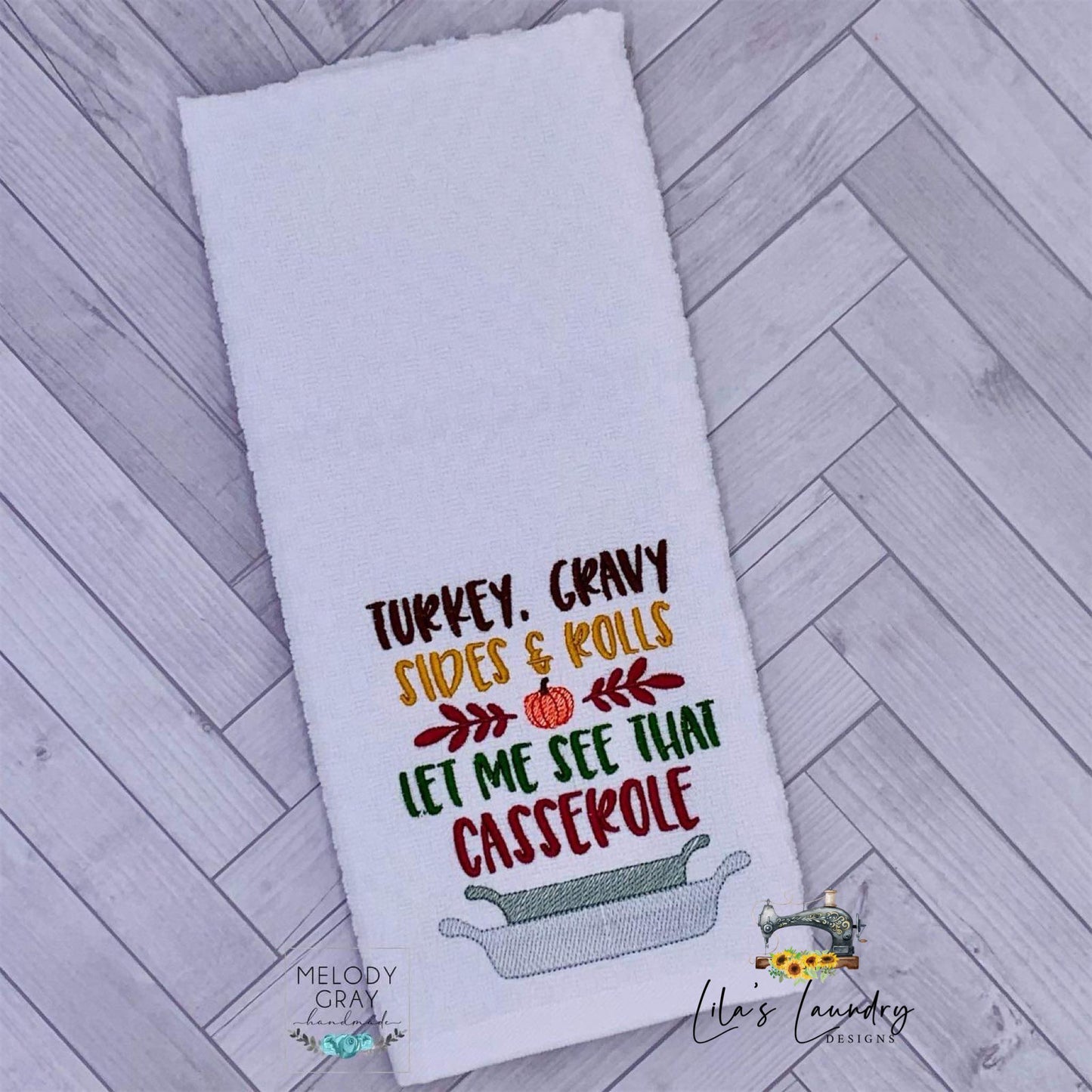 Casserole - 2 sizes- Digital Embroidery Design