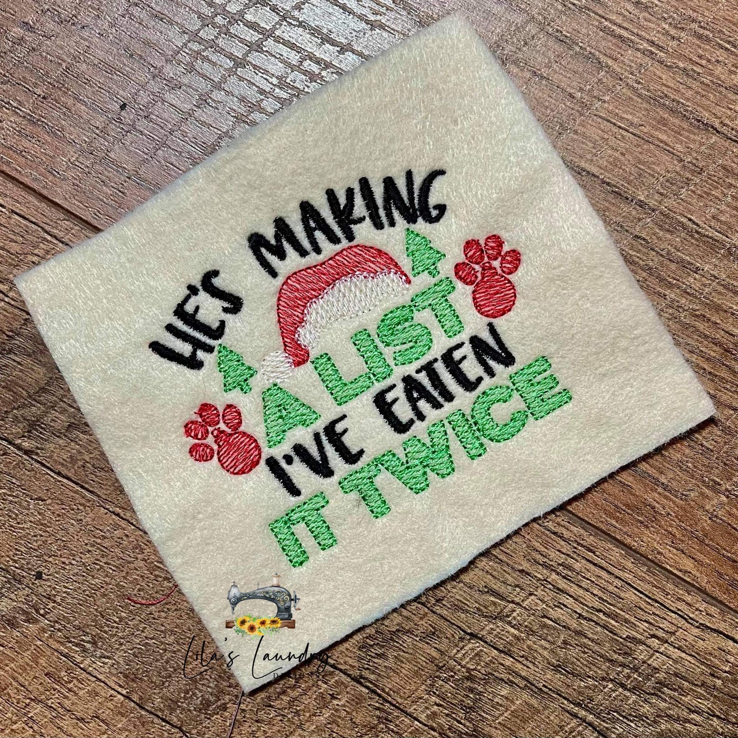 Eaten It Twice - 4 sizes- Digital Embroidery Design