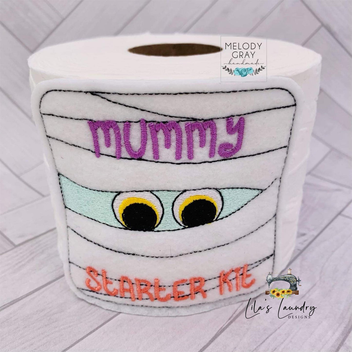 Mummy Stater Kit - TP tie 4x4 - DIGITAL Embroidery DESIGN
