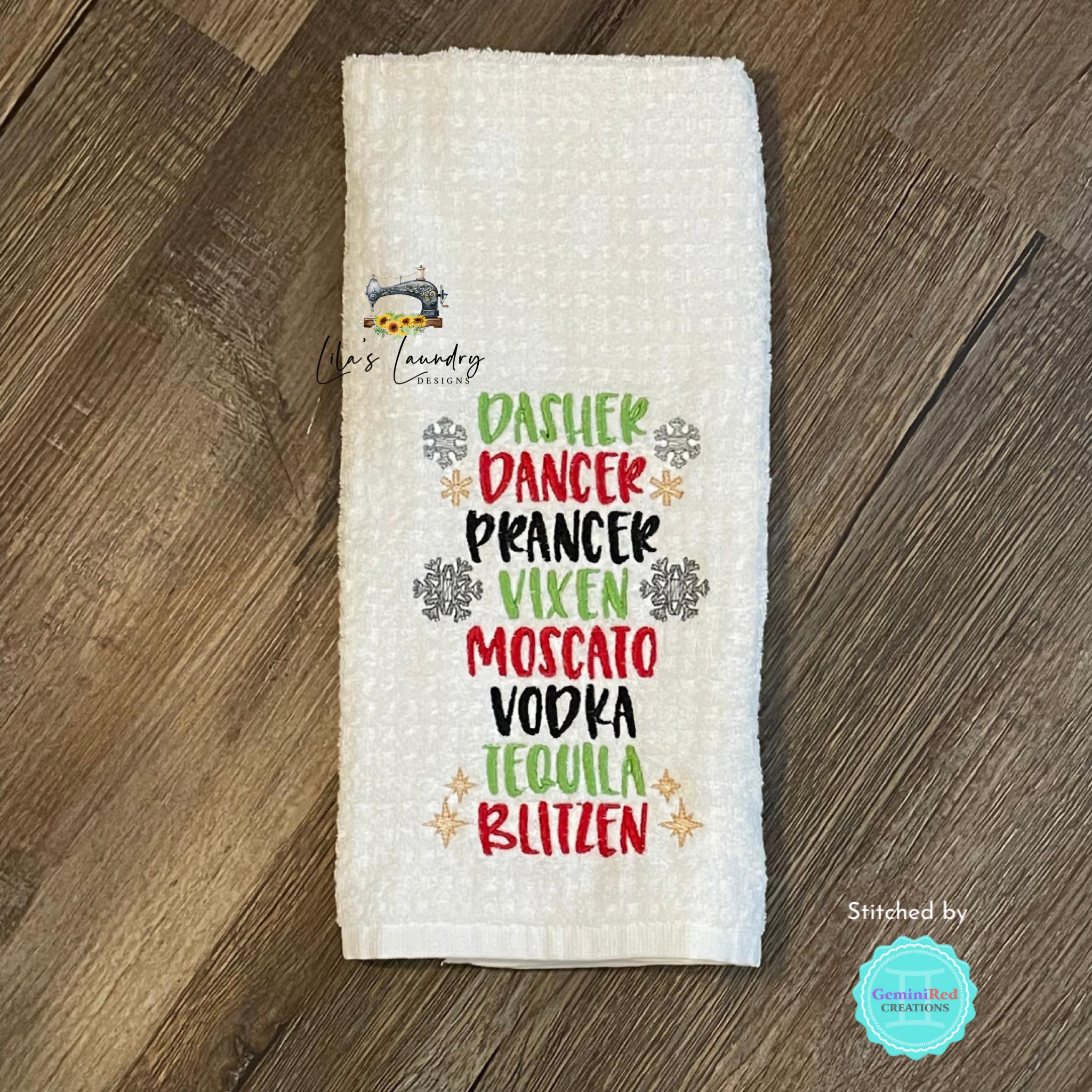 Funny Reindeer Names - 3 sizes- Digital Embroidery Design – Henley ...