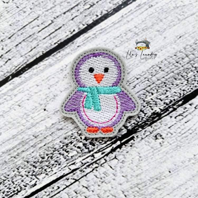 Penguin Sketch Feltie - Digital Embroidery Design