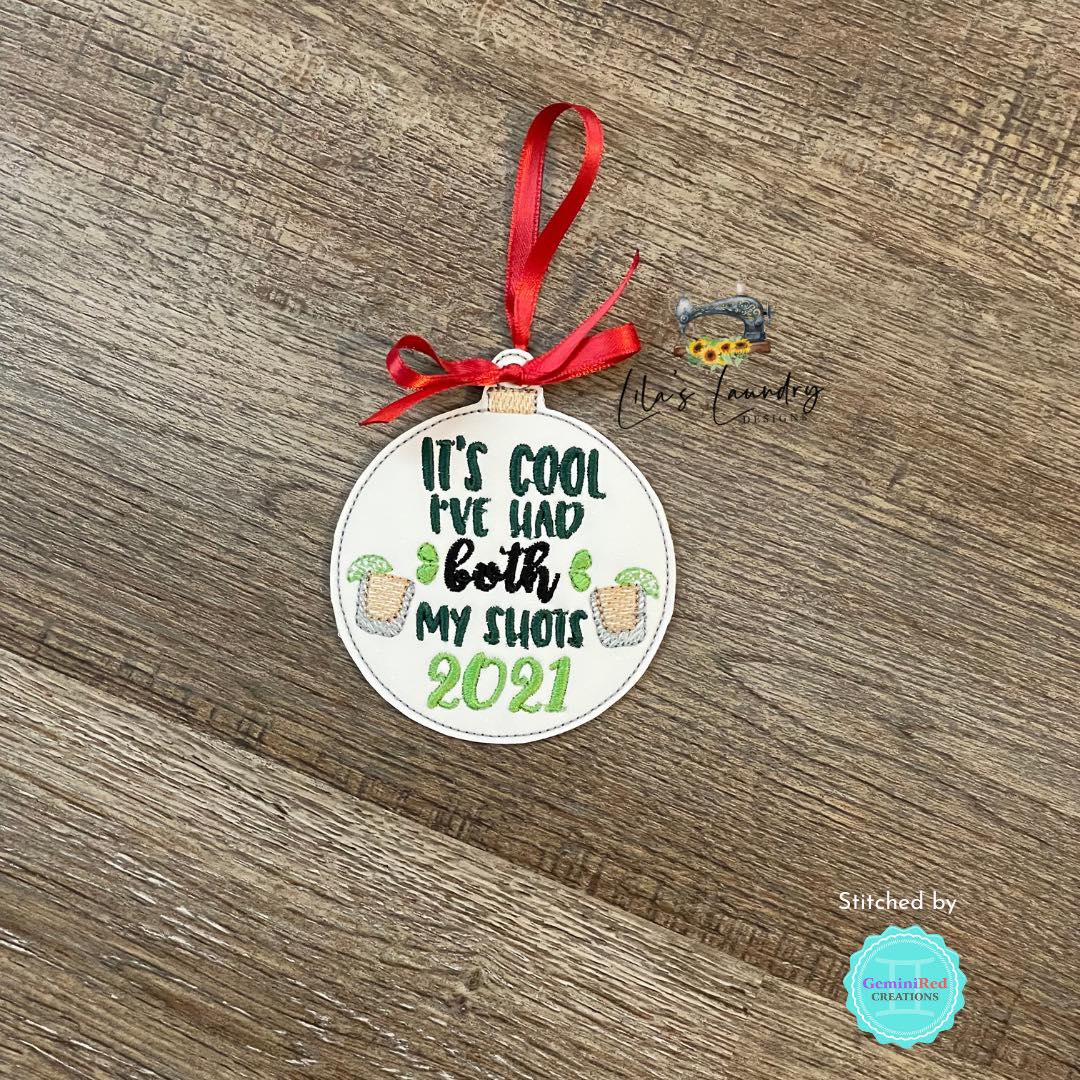 Both my shots Ornament - Digital Embroidery Design