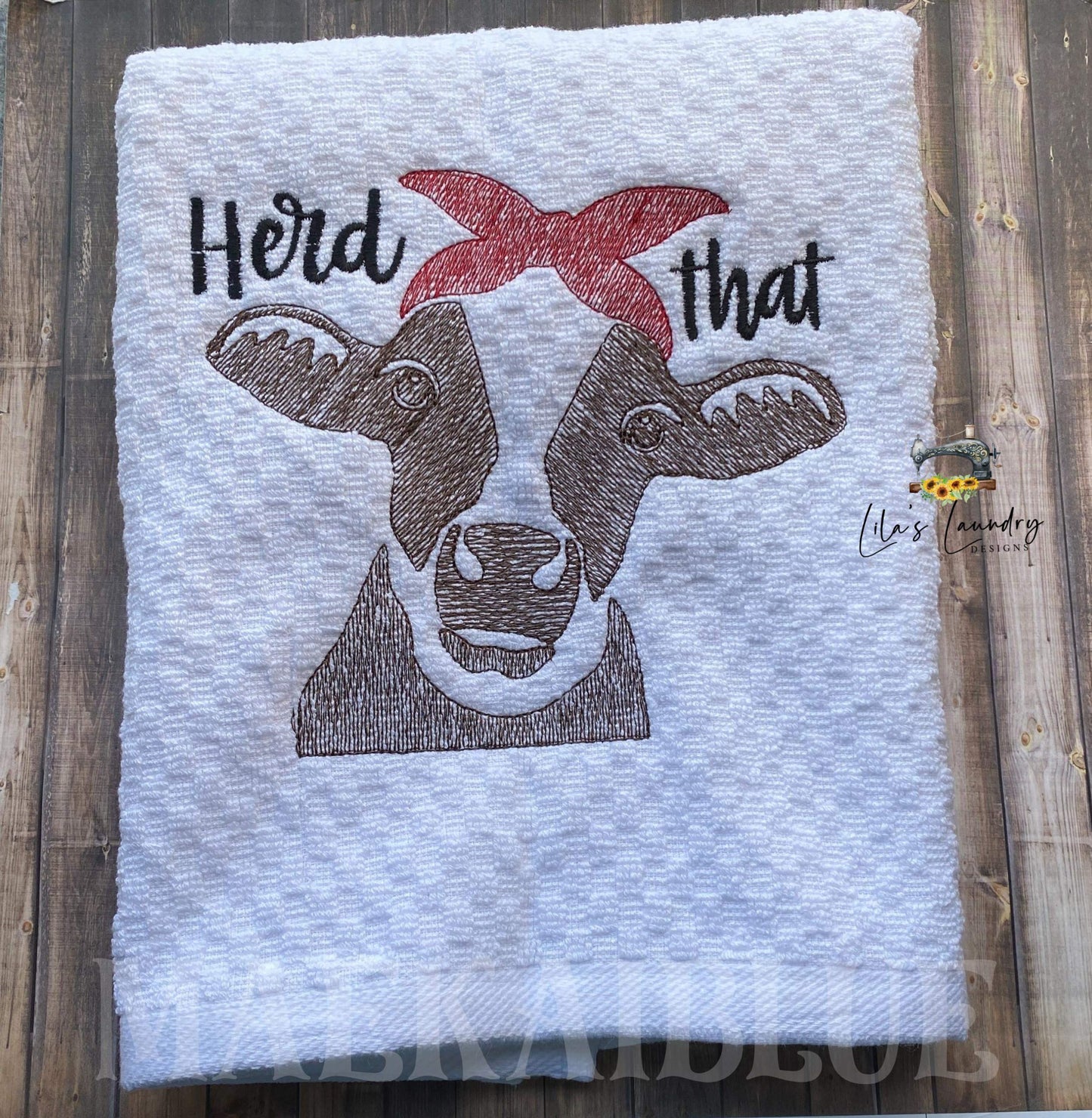 Herd That - 3 sizes- Digital Embroidery Design