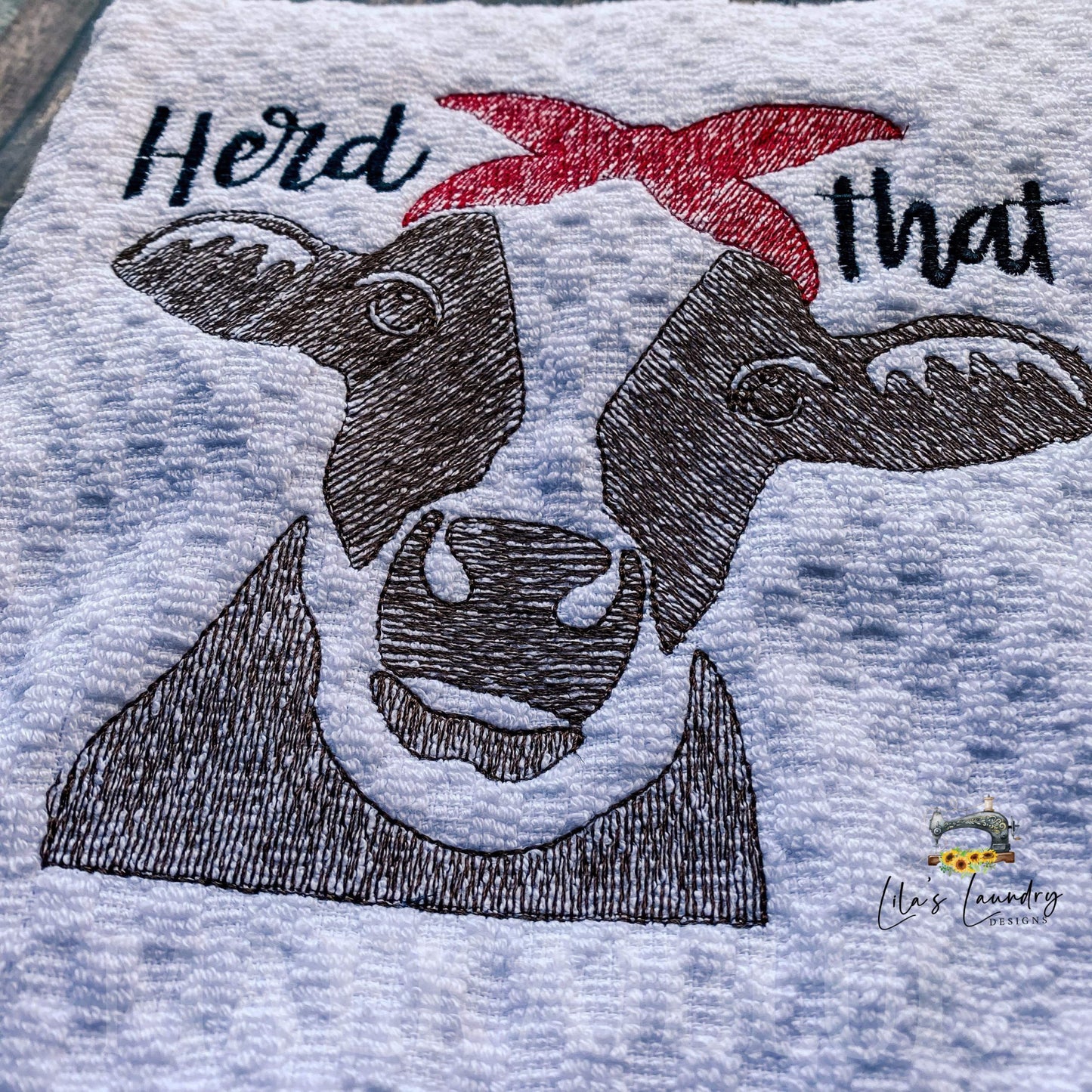 Herd That - 3 sizes- Digital Embroidery Design