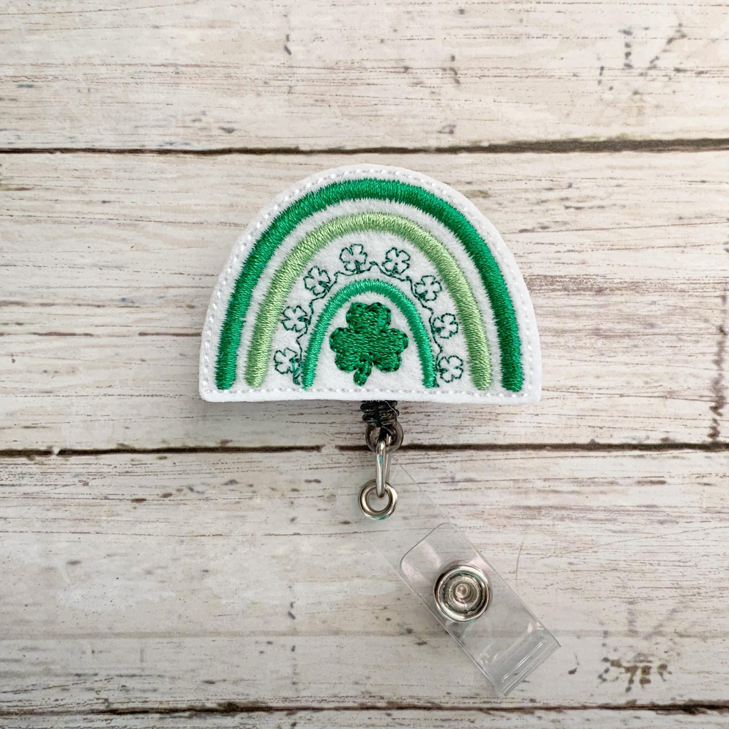 Shamrock Rainbow Feltie - Digital Embroidery Design