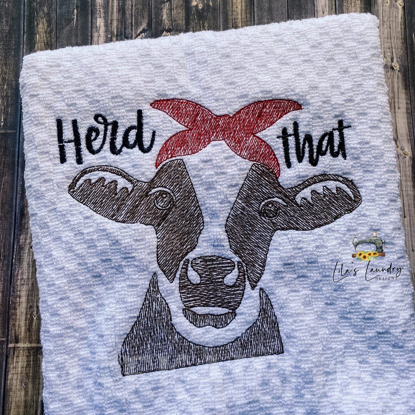 Herd That - 3 sizes- Digital Embroidery Design