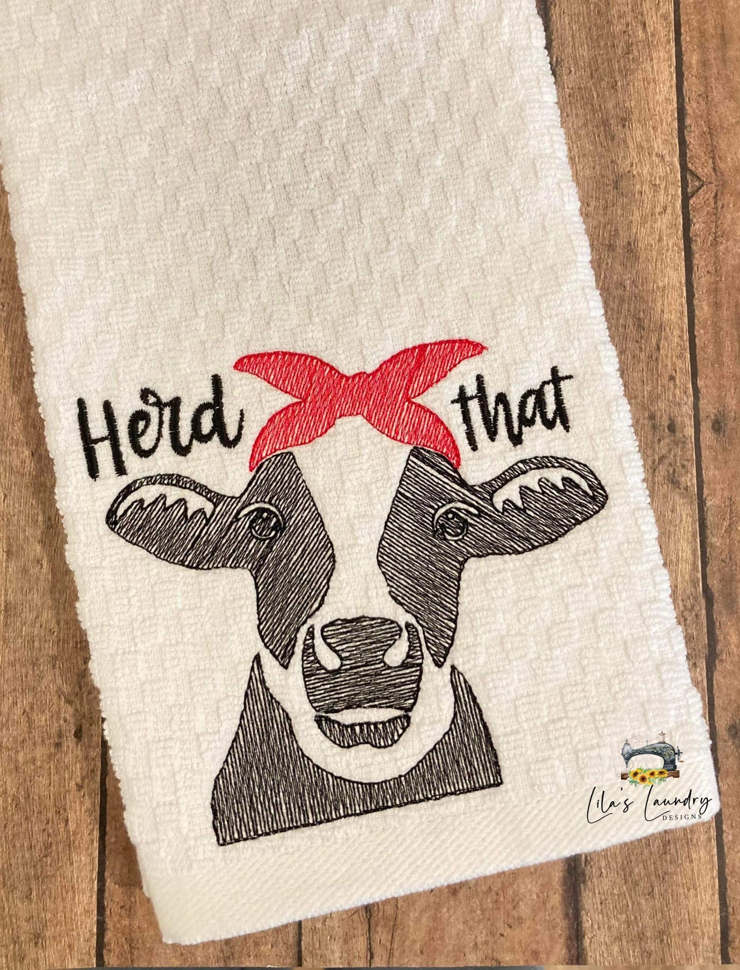 Herd That - 3 sizes- Digital Embroidery Design