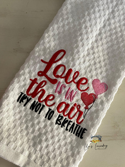 Love is in the air - 3 sizes- Digital Embroidery Design