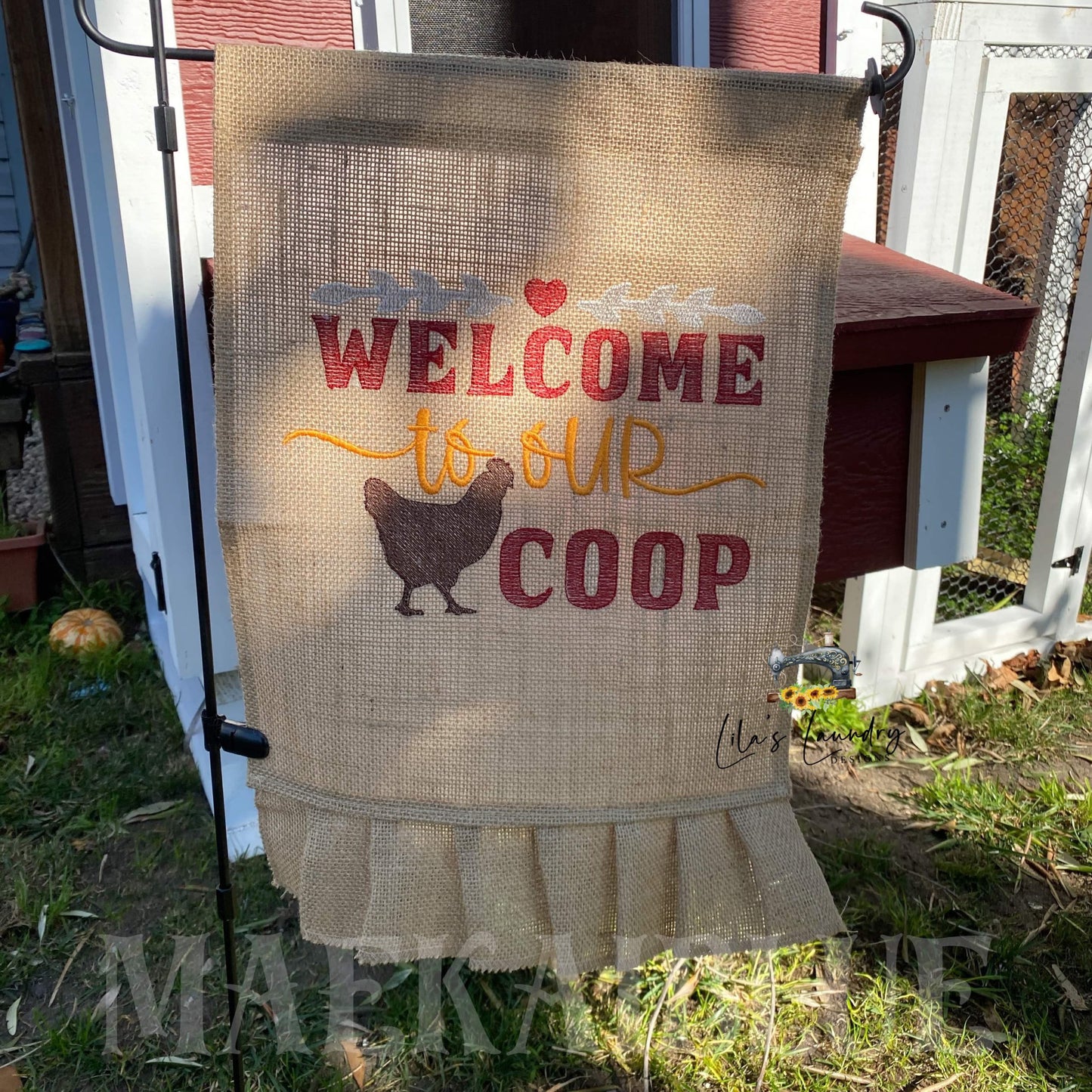 Welcome to our Coop - 4 sizes- Digital Embroidery Design