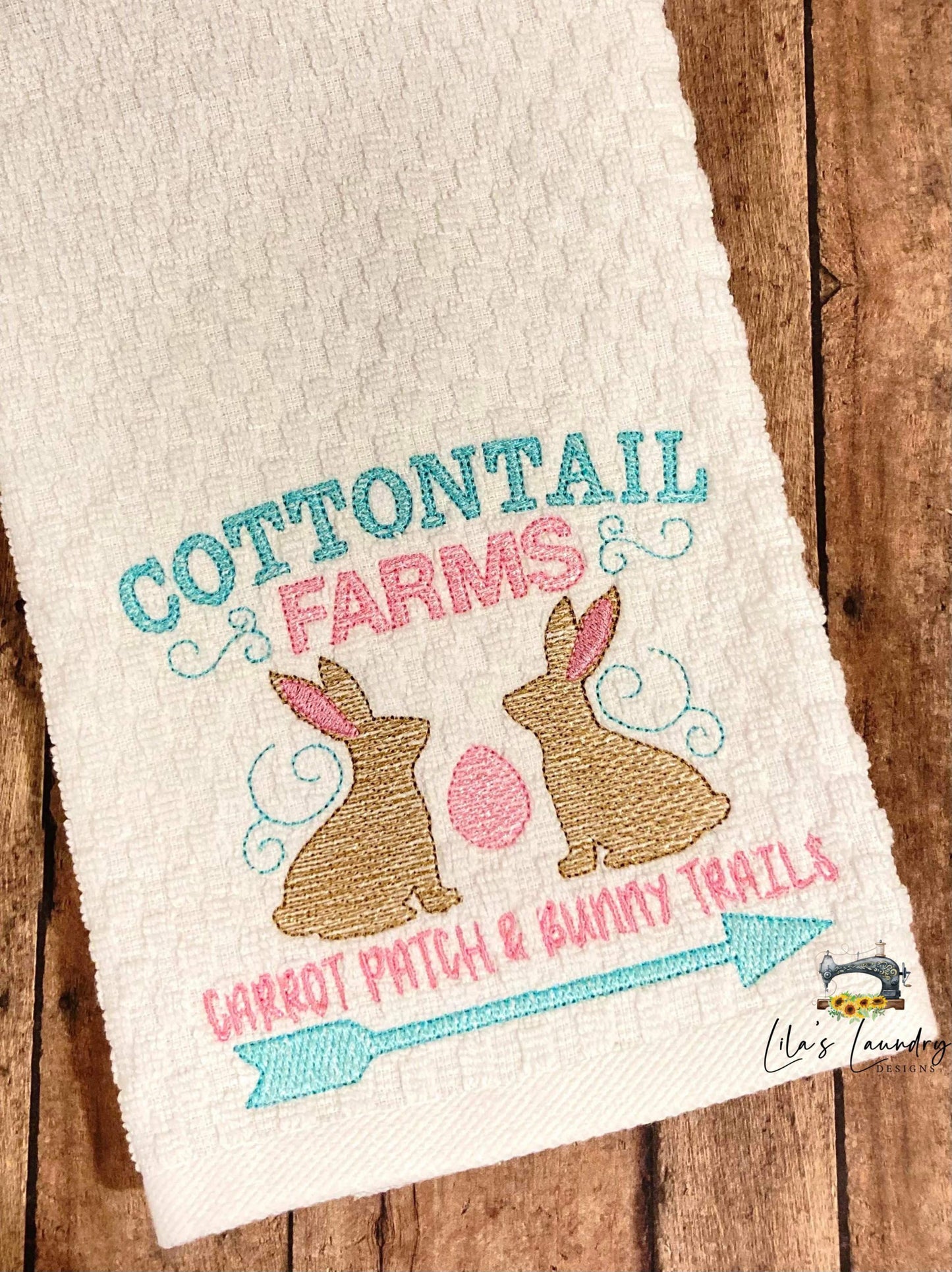 Cottontail Farms - 3 sizes- Digital Embroidery Design