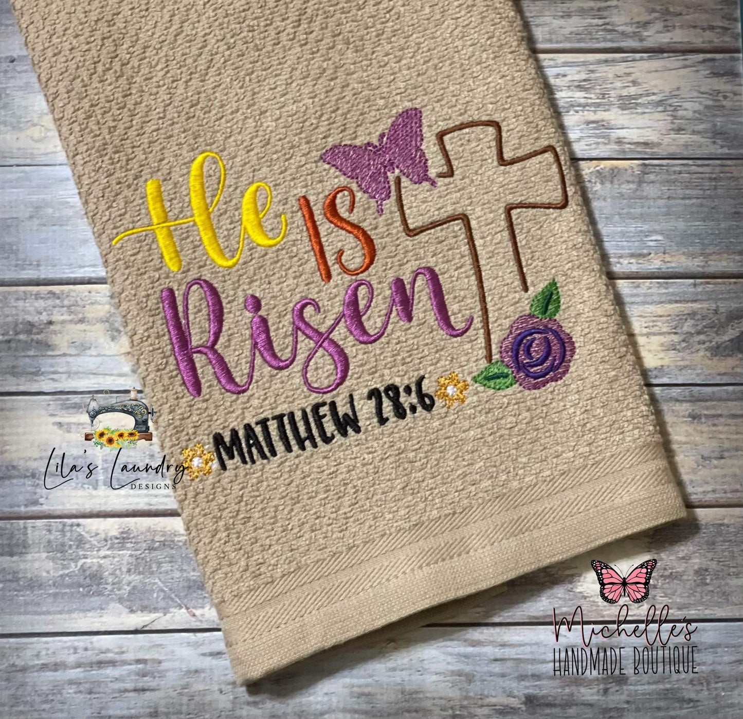 He is Risen - 3 sizes- Digital Embroidery Design