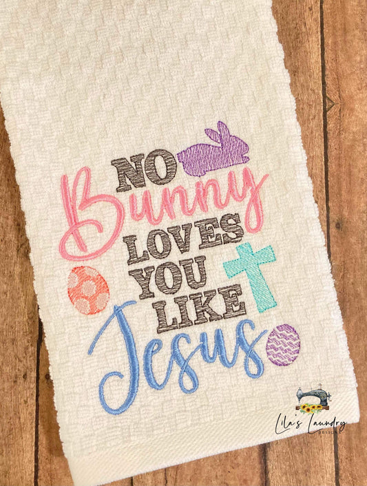 No Bunny - 3 sizes- Digital Embroidery Design