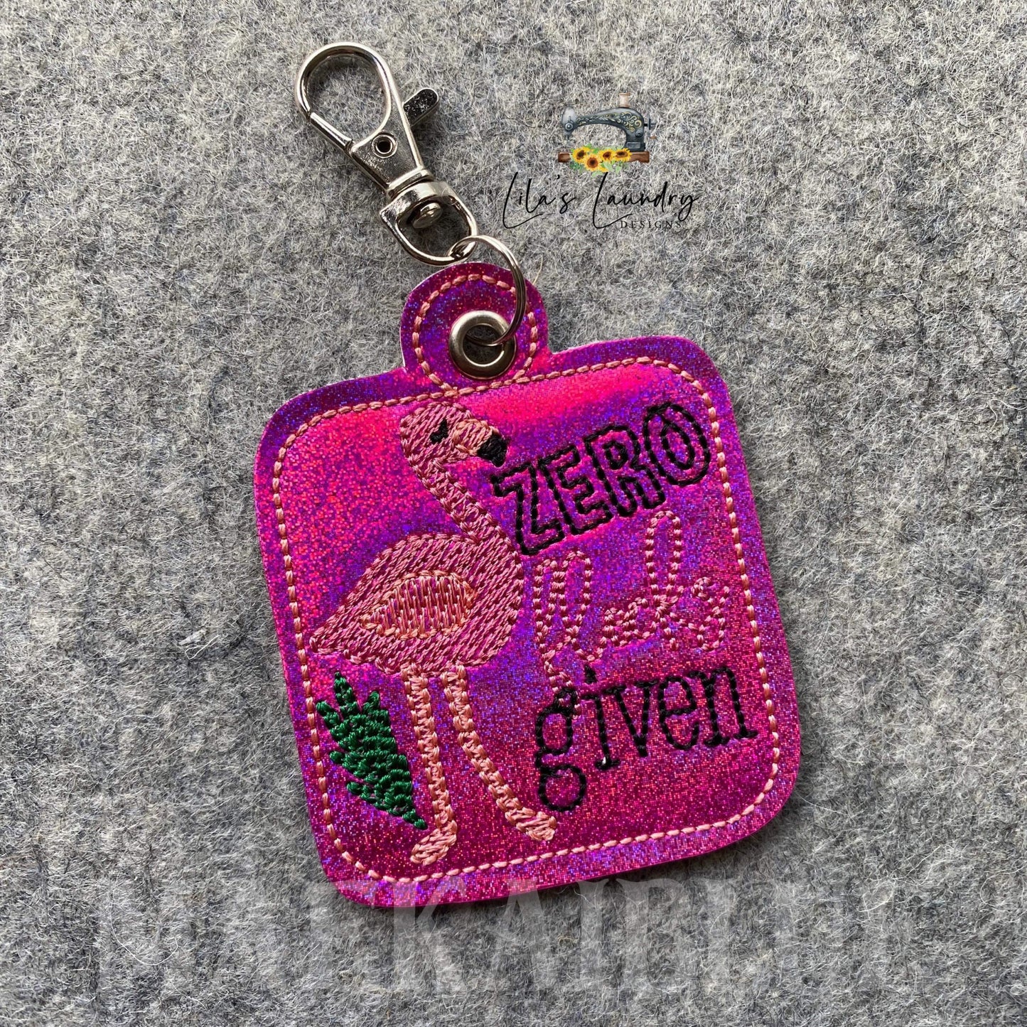 Zero Flocks Given Fobs - DIGITAL Embroidery DESIGN