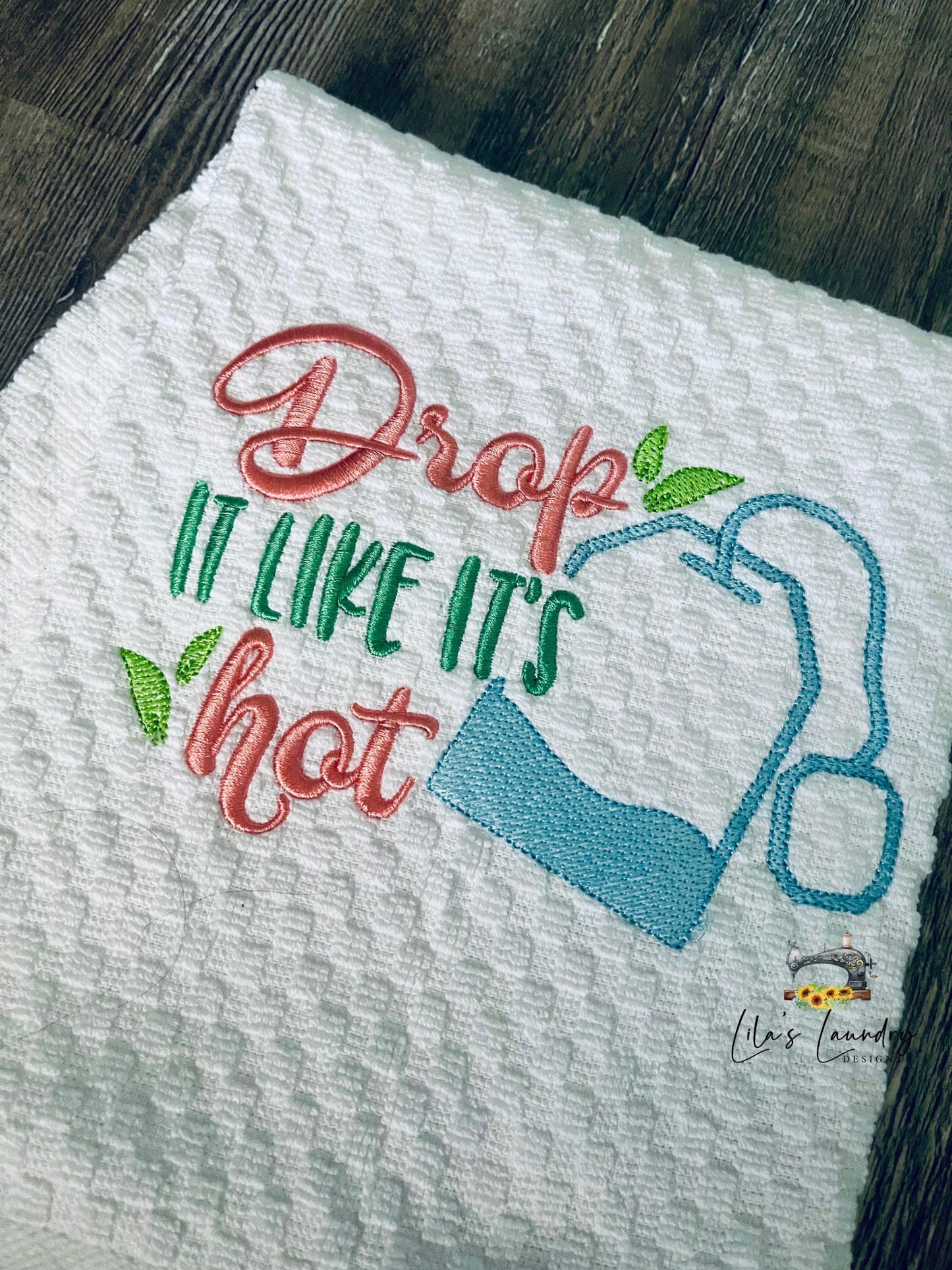 Drop it like it's hot - 3 sizes- Digital Embroidery Design