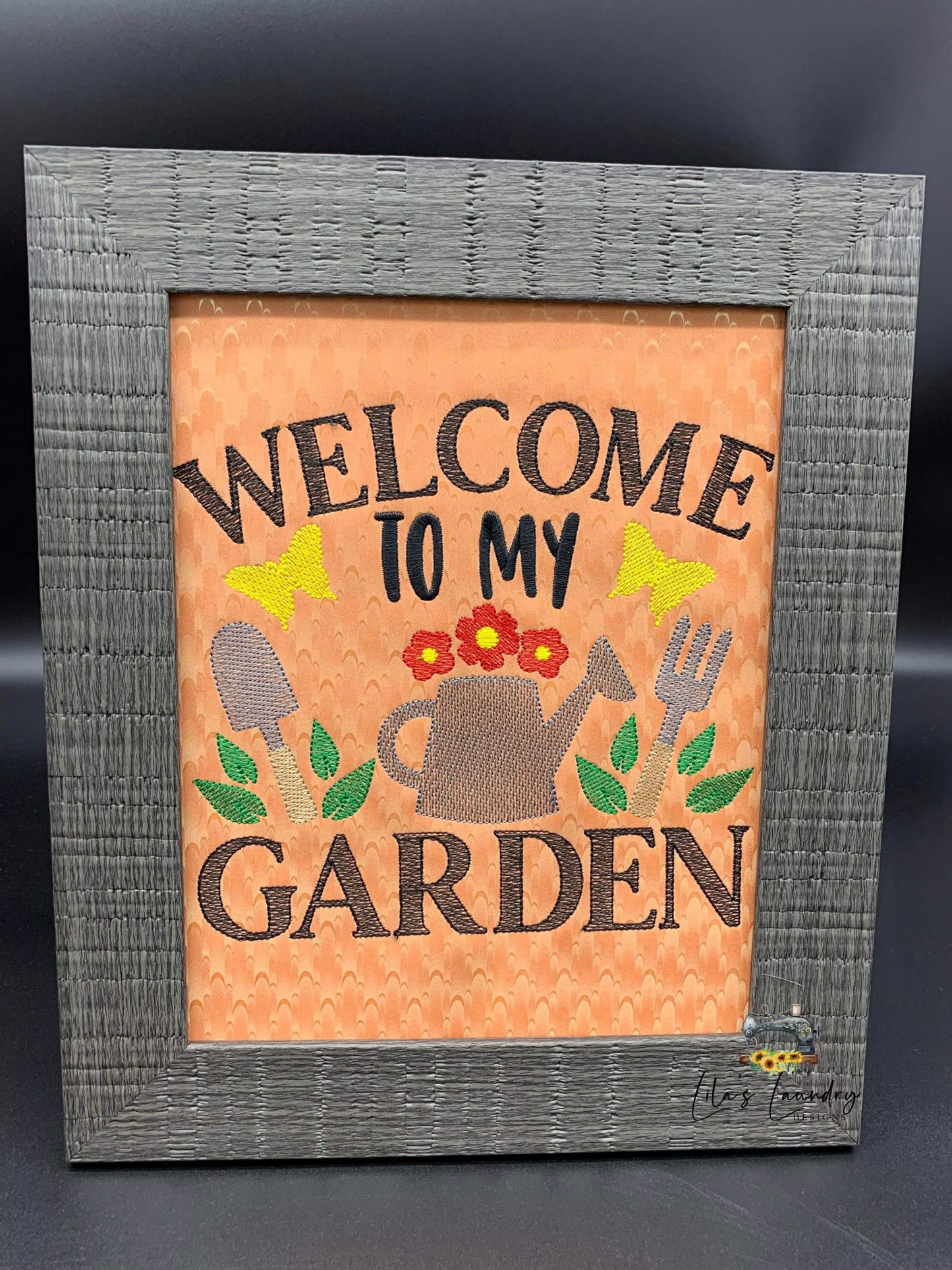 Welcome to my Garden - 3 sizes- Digital Embroidery Design