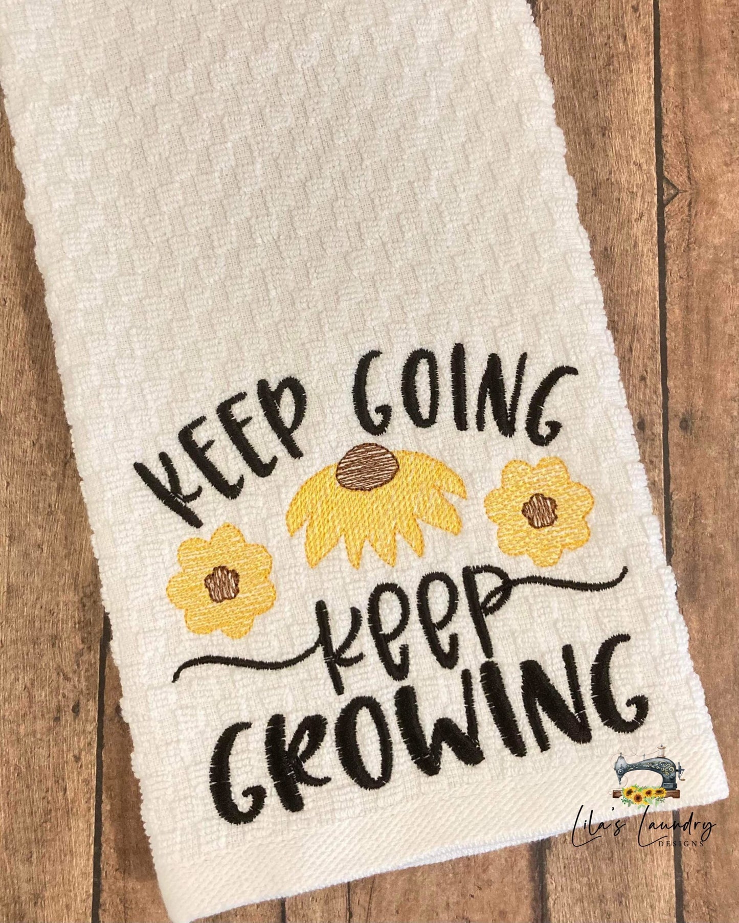 Keep Going - 3 sizes- Digital Embroidery Design